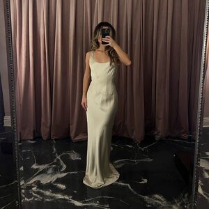 Meshki Arora Corset Maxi Dress - Champagne